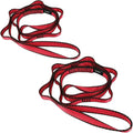 2pcs Daisy Chains, Yoga Hammock Extension Strap, 23KN Adjustable Nylon Climbing Sling Fitness Pilates and Exercise Extend Band