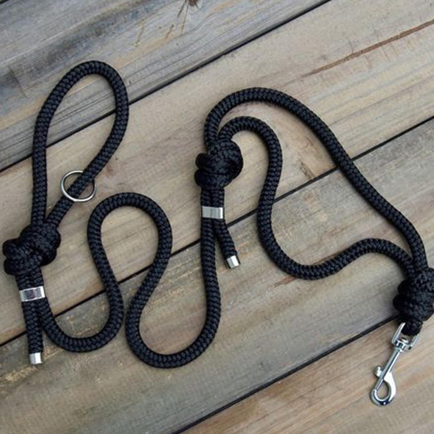 Black Nylon Rope 6mm, 30m Braided Cord Hanging Rope String for Camping, Survival, Gardening, Bundling, Workshop, Outdoor Multipurpose Utility